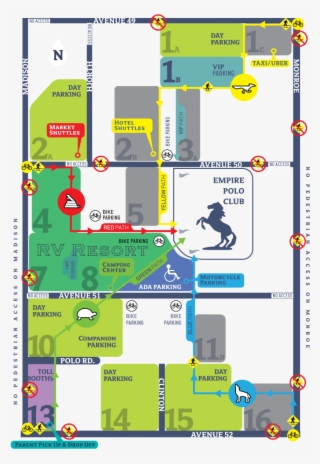 Venue Map - Stagecoach Parking #5983492