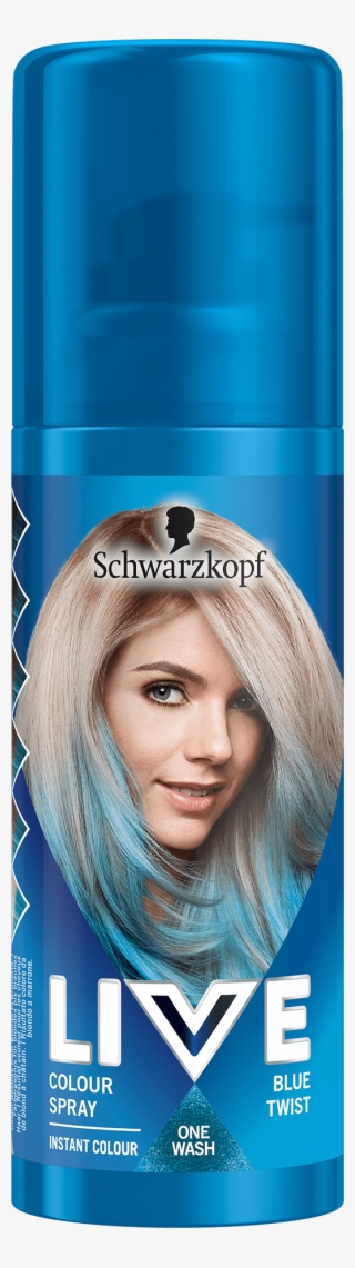 Live Colour Hair Dye From Schwarzkopf - Schwarzkopf Live Spray Blue #5983495