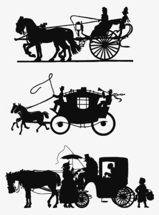 Cinderella Clipart Stagecoach - Old Horse Coach Ready For Drive Large Mug #5983716