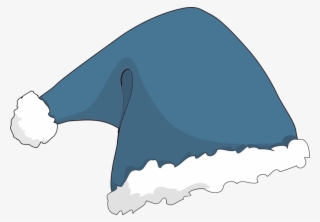 Blue Santa Hat - Santa Claus Hat Drawing #5983968