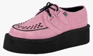Pink Suede Mondo Round Creeper #5985424