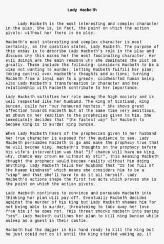 Medium Size Of Essay Template - Macbeth Essay Examples #5985610