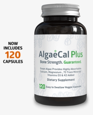 Algaecal Plus Single Bottle 120 Capsule Count - Best Calcium Supplement #5986474