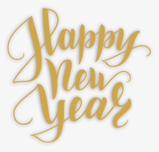 Happy New Year In Brush Lettering #5986729
