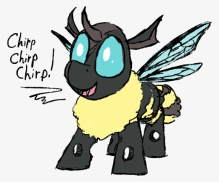 Artist Needed, Bee, Changeling, Changeling Oc, Chirping, - Cartoon #5990237