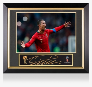 Cristiano Ronaldo Official Fifa World Cup Signed Plaque - Cristiano Ronaldo Fifa World Cup 2018 #5990588