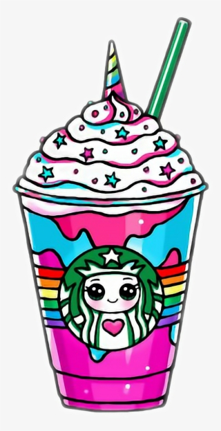 Unicorn Sticker - Draw So Cute Unicorn Starbucks #5991574