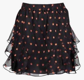 Short Ruffle Star Jacquard Skirt - Maison Scotch - Short #5993043