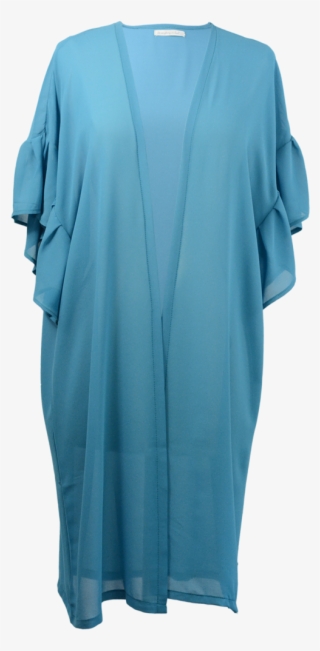 Ruffle Sleeve Cabana Kimono #5993387