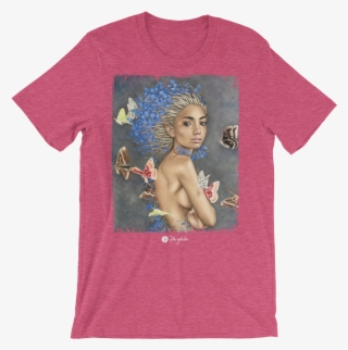 Flourish Unisex Graphic Crew T-shirt - Dabbing Skeleton With Santa Hat In Snow Xmas Unisex #5994024