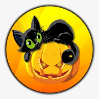 Pumpkin And Black Cat #5994120