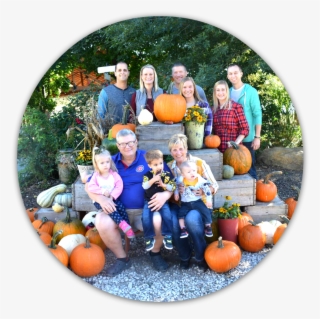 Family Pic With Pumpkins #5994351
