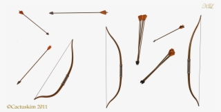 Sagittarius Eternal Bow By Lingdumstudog On Clipart - Bow And Arrows Transparent Background #5996312