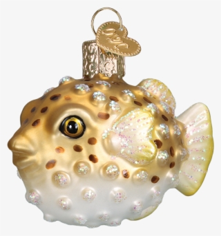 Old World Christmas Puffer Fish Glass Christmas Ornament - Christmas Ornament Fish #5997219