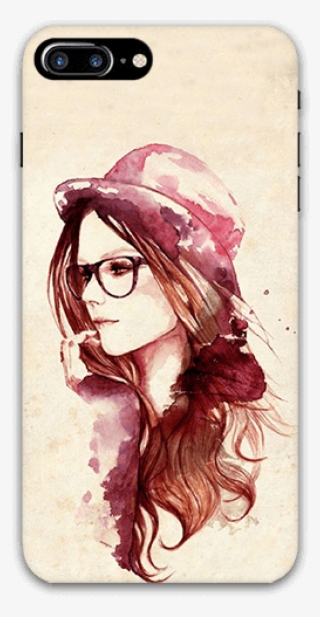 Cap Girl Iphone 7 Plus Mobile Case #5997425