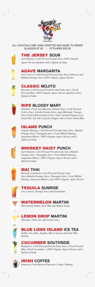 Drinks, Drink Menu - Document #5997641