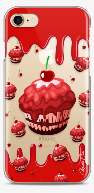 Coque Iphone 7plus/8plus Red Chocolate Muffins Pattern - Mobile Phone Case #5997913