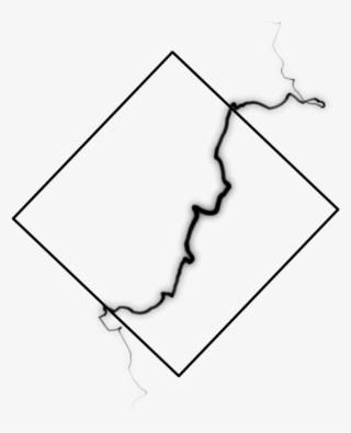 ⬜ Square Black Border Abstract Lines Geometry Geometri - Diagram #5998328