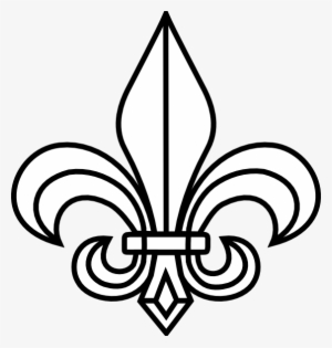 Fleur De Lis Stencil Free - Fleur De Lis Line Art #60047