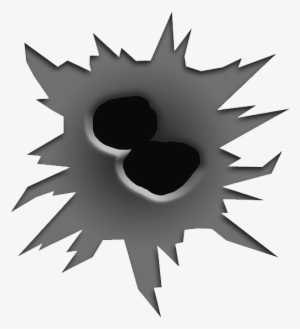 Bullet Hole Nineteen - Bullet Hole Clip Art #60212