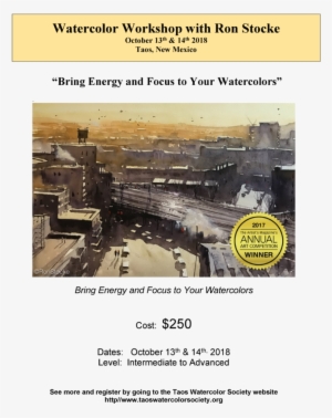 Register For Your Spot In The Upcoming Ron Stocke Watercolor - Viaduct #60392