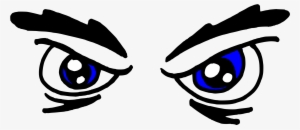 This Free Icons Png Design Of Angry Blue Eyes #60522