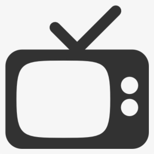 Tv Advertising - Black And White Tv Logo #61312