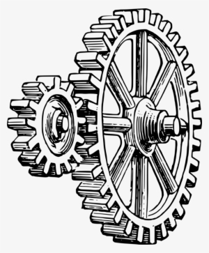 Gear Drawing Zentangles Art Simple Machine - Realistic Gears Drawings #61922