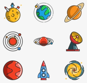Cartooning Space Icons - Space Icon Png #62355