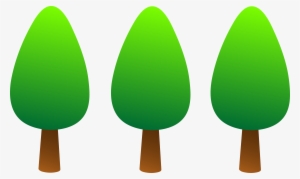 Pine Tree Clipart Png - Three Trees Clip Art #62490