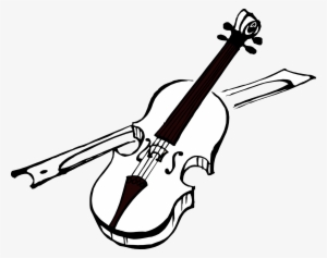 Violin Clipart Black And White - Violin Black And White #62715