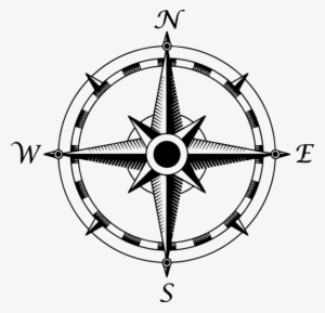 Compass Rose By Draconicparagon-d6rjgqi - Transparent Background Compass Png #63124