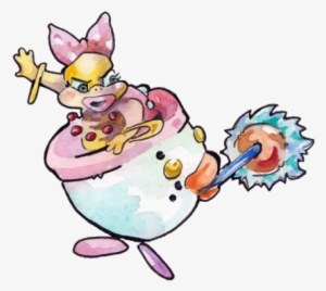 Watercolor And Ink Painting Of Wendy Koopa For The - Cartoon #63288