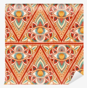 Abstract Watercolor Triangle Sacred Seamless Pattern - Photography #63531