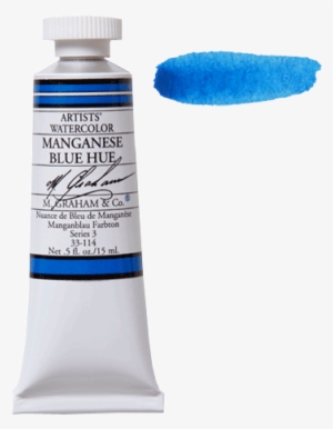 Watercolor Manganese Blue Hue114 - M Graham Cobalt Blue #64185