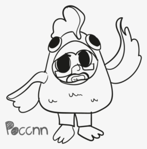 Clip Art Download Cute Al To Color By Poccnnindustries - Drawing #64574