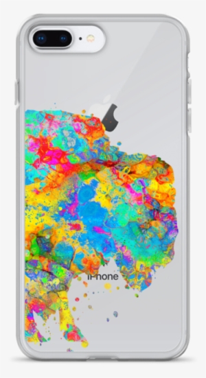 Watercolor Buffalo Clear Iphone Case - Mobile Phone Case #64575