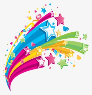 Colorful Stars - Abstract Star Vector Png #64778