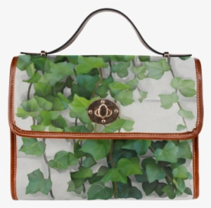Watercolor Vines, Climbing Plant Waterproof Canvas - Handbag #65240
