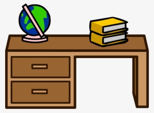 Student Desk - Png - Teacher Desk Clipart #65296