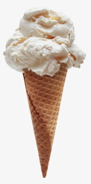 Vanilla Ice Cream - Vanilla Ice Cream Cone Png #65297