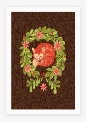 Sleeping Fox Wreath #65447