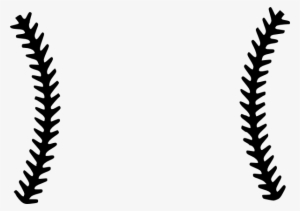 Baseball Stitches Silhouette At Getdrawings - Baseball Clip Art #65491