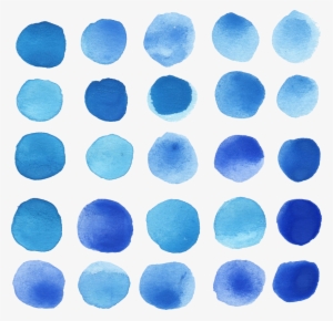 Jpg Download Watercolor Circle Png Onlygfx Com Free - Blue Watercolor Pattern Png #65868