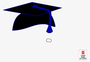 Blue - Graduation Cap With Blue Tassel #65960