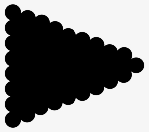 Triangle - Banner - Png - Scallop Banner #66047