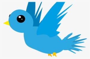 Add Animated Flying Twitter Bird To Blogger - Flying Bird Cartoon Transparent #66118