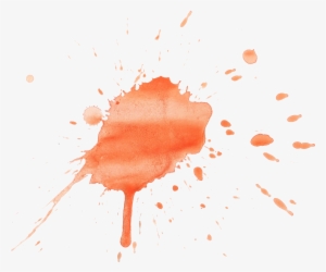 Free Orange Watercolour Splatter #66209