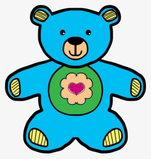 This Free Icons Png Design Of Blue Teddy Bear #66234