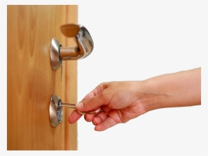 My Key Stuck In The Door Lock - Key In Door Png #66668